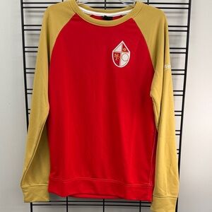 Men's Nike Scarlet/Gold San Francisco 49ers Crew Performance Sweater